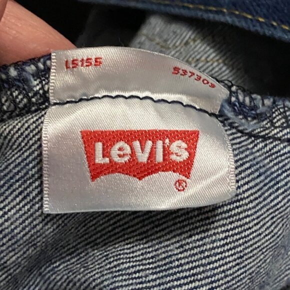 Levi's Vintage 501 Button Fly Original Straight Leg Fit Wide PatchBlue Jeans 36x - Picture 13 of 16